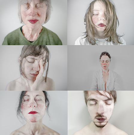 my 6 entries to the the taylor wessing portrait awards that were all rejected