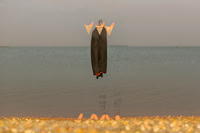 woman on a beach #4