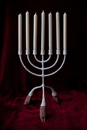candelabra with candles-3