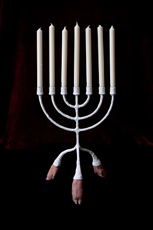 candelabra with candles-6