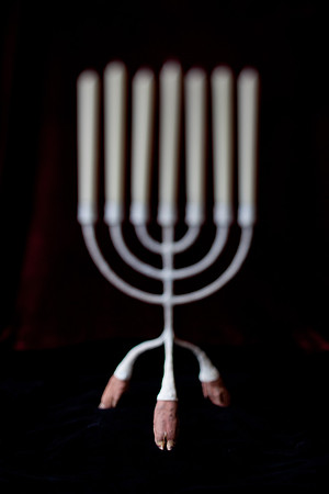 candelabra with candles-7