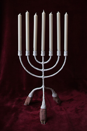 candelabra with candles-1