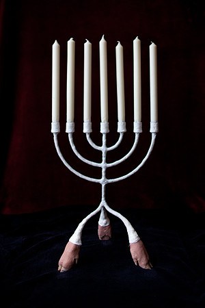 candelabra with candles-5