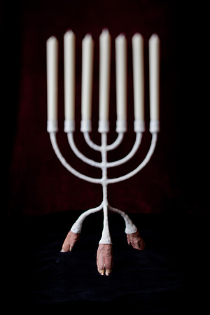 candelabra with candles-8
