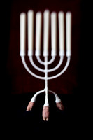 candelabra with candles-9