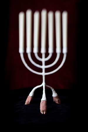 candelabra with candles-9