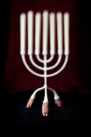 candelabra with candles-10