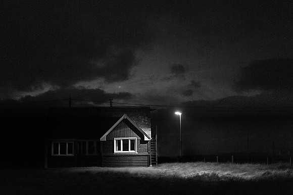 House at night