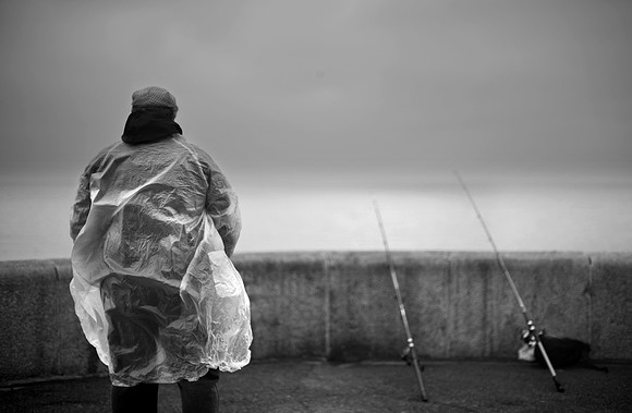 Fishing in the rain 2