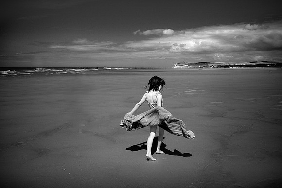 Girl on a beach