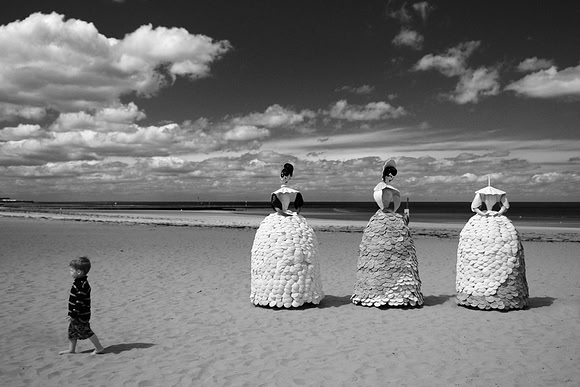 A boy and three women
