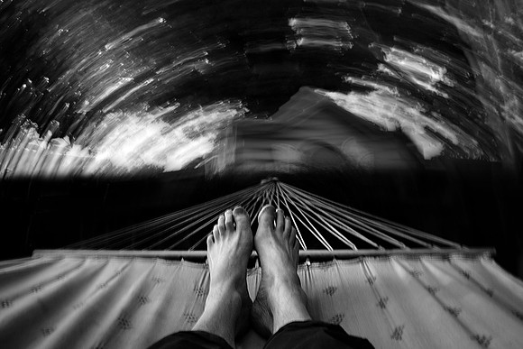 Drunk in a hammock